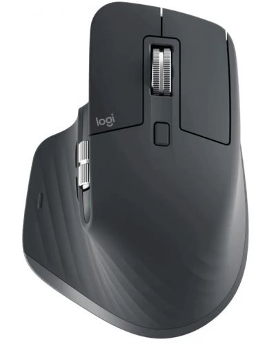 Мишка Logitech - MX Master 3S, оптична, безжична, Graphite - 1