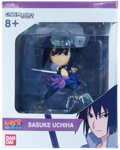 Мини фигура Bandai Animation: Naruto Shippuden - Sasuke Uchiha (Chibi Masters), 8 cm - 2