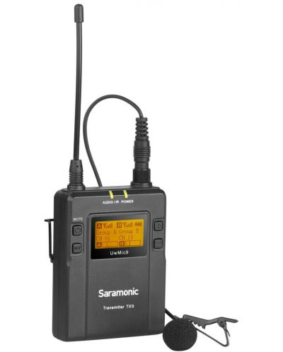 Микрофон Saramonic - UwMic9, безжичен, черен - 1