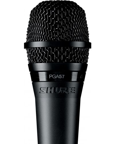Микрофон Shure - PGA57-XLR, черен - 1