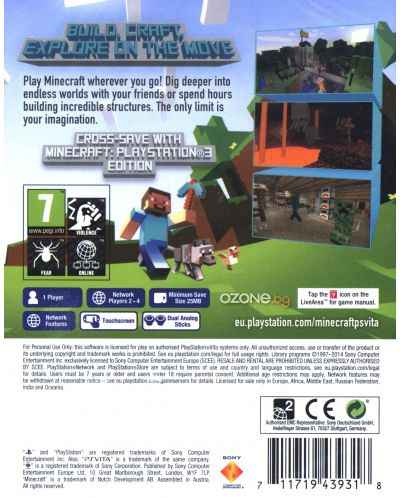 Minecraft: PS Vita Edition (Vita) - 2