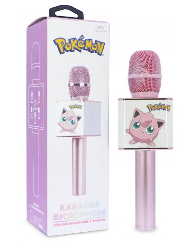 Микрофон OTL Technologies - Pokemon Jigglypuff, безжичен, розов - 4