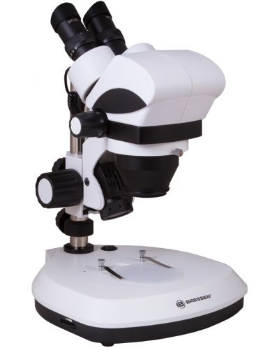 Микроскоп Bresser - Science ETD 101, 7–45x, бял/черен - 1