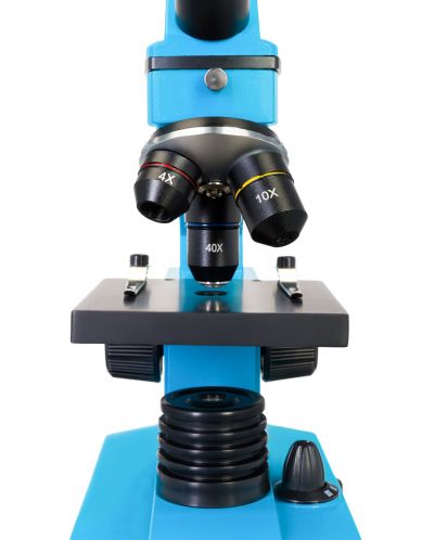 Микроскоп Levenhuk - Rainbow 2L PLUS, 64–640x, Azure - 4