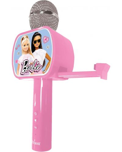 Микрофон Lexibook - Barbie MIC240BB, безжичен, розов - 2
