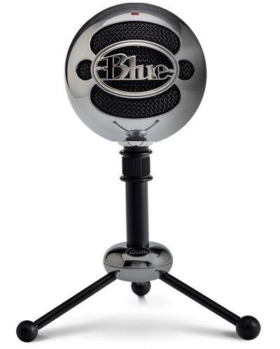 Микрофон Blue - Snowball, сребрист - 1
