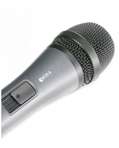 Микрофон Sennheiser - e 835-S, сив - 3
