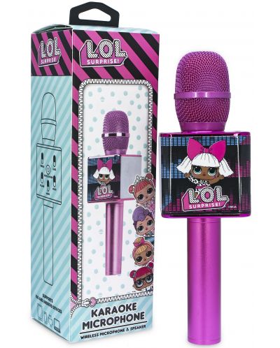 Микрофон OTL Technologies - L.O.L. Suprise! Karaoke, розов - 7