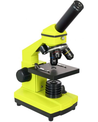 Микроскоп Levenhuk - Rainbow 2L PLUS, 64–640x, Lime - 2