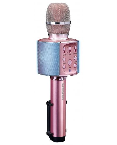 Микрофон Lenco - BMC-090PK, безжичен, розов - 3