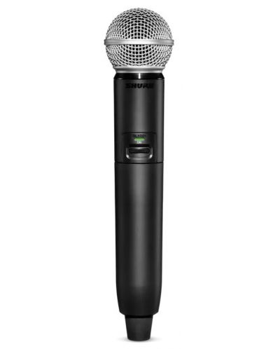 Микрофон Shure - GLXD2+/SM58, безжичен, черен - 1