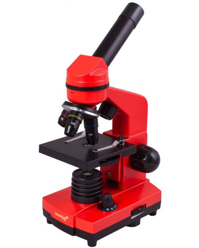 Микроскоп Levenhuk - Rainbow 2L, червен - 1