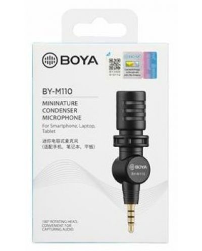 Микрофон Boya - By M110, черен - 6