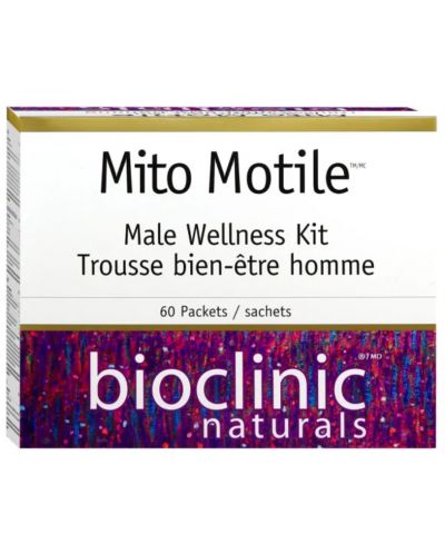 Mito Motile Male Wellness Kit, 60 сашета, Natural Factors - 1