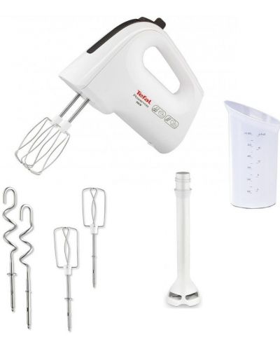 Миксер Tefal - HT610138, 500W 5 степни, бял