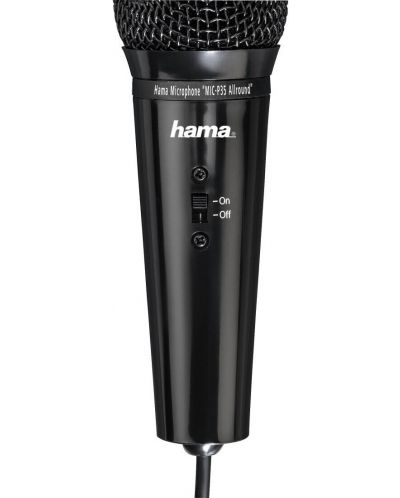 Микрофон Hama - MIC-P35 Allround, черен - 2