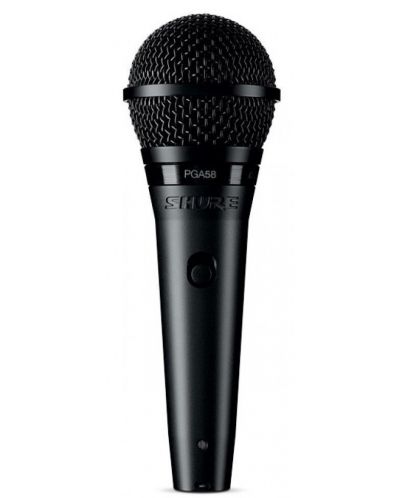 Микрофон със стойка Shure - PGA58 BTS, черен - 2