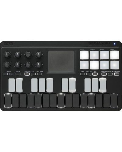 MIDI контролер Korg - nanoKEY ST, черен/сив - 1