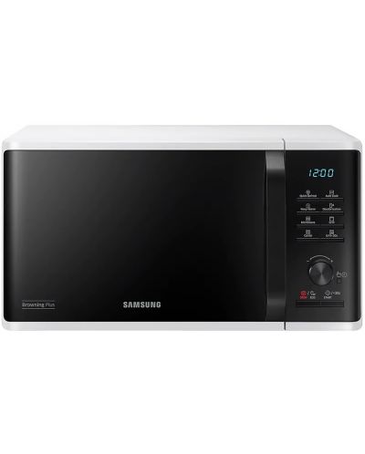 Микровълнова печка Samsung - MG23K3515AW/OL, 800W, 23 l, бяла - 1