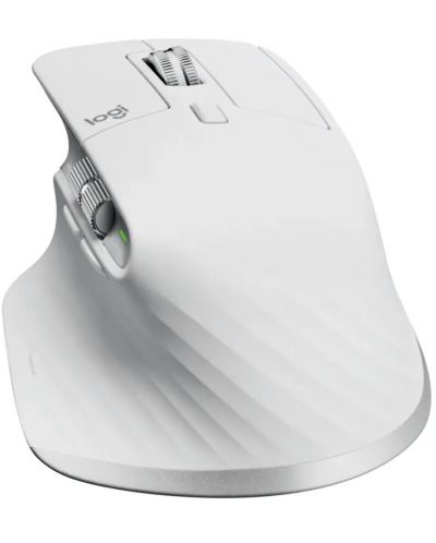 Мишка Logitech - MX Master 3S, оптична, безжична, Pale Grey - 3