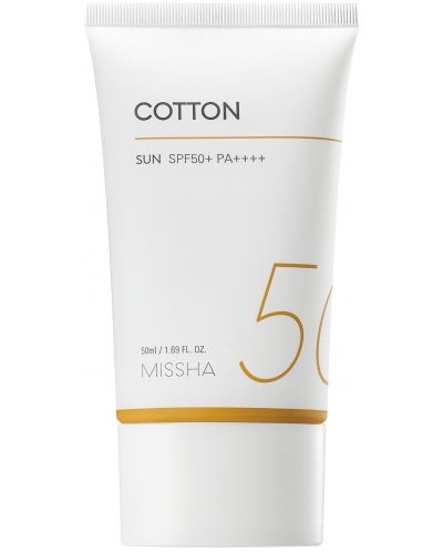 Missha All Around Safe Block Слънцезащитен крем Cotton, SPF50+, 50 ml - 1