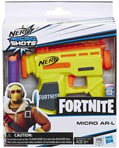 Пистолет Nerf Fortnite - N-Strike Elite Microshots, Micro AR-L - 1