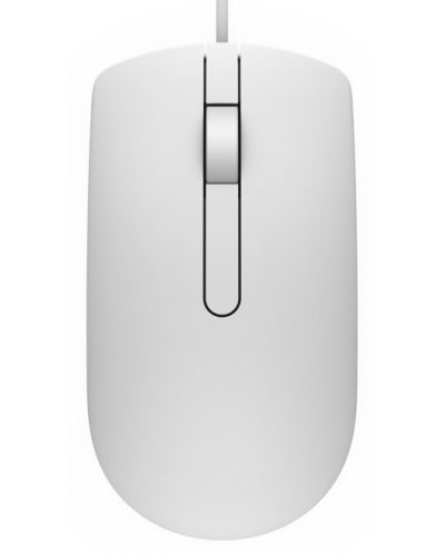 Мишка Dell - MS116, оптична, бяла - 1