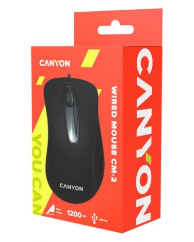 Мишка Canyon - CM-2, оптична, черна - 3