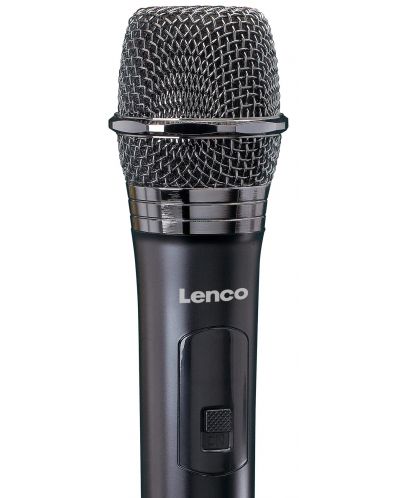 Микрофони Lenco - MCW-020BK, безжични, 2 бр., черни - 2