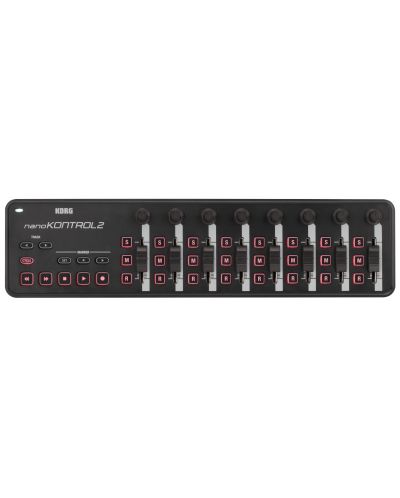 MIDI контролер Korg - nanoKONTROL2, черен - 1