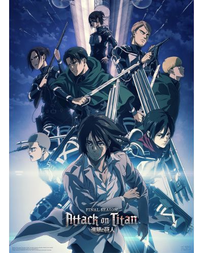 Мини плакат GB eye Animation: Attack on Titan - Group Shot - 1