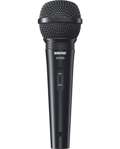 Микрофон Shure - SV200A, кабел + държач + калъф, черен - 3