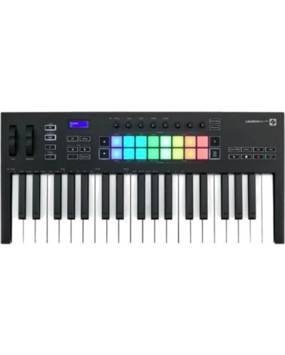 MIDI синтезатор Novation - Launchkey 37 MK3, черен - 2