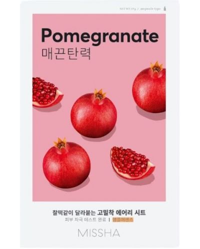 Missha Airy Fit Лист маска за лице Pomegranate, 19 g - 1