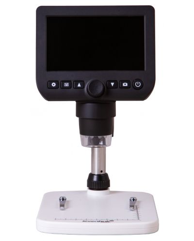 Микроскоп Levenhuk - DTX 350 LCD, дигитален, бял/черен - 3