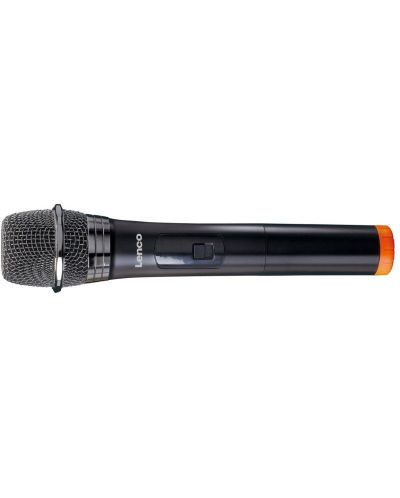 Микрофон Lenco - MCW-011BK, безжичен, черен - 1