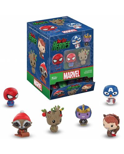 Мини фигура Funko Marvel: Avengers - Mystery mini Blind Box (Holiday) - 1