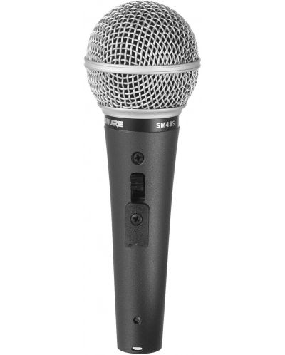 Микрофон Shure - SM48S-LC, черен - 1