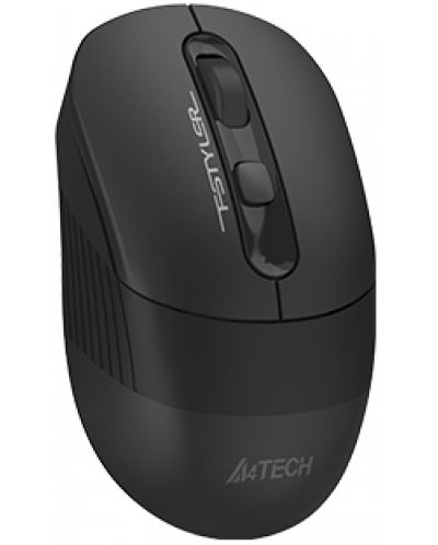 Мишка A4tech - Fstyler FB10C, оптична, безжична, Stone Black - 2