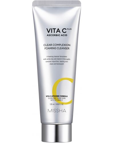 Missha Vita C Plus Почистваща пяна Clear Complexion, 120 ml - 1