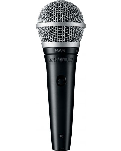 Микрофон Shure - PGA48-XLR, черен - 3