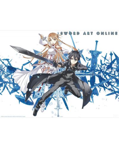 Мини плакат GB eye Animation: Sword Art Online - Asuna & Kirito - 1