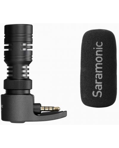 Микрофон Saramonic - SmartMic Plus, безжичен, черен - 1