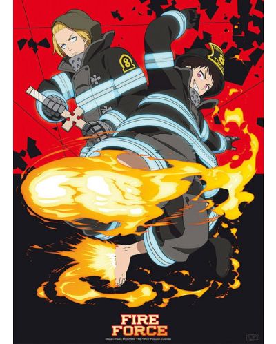Мини плакат GB eye Animation: Fire Force - Shinra & Arthur - 1