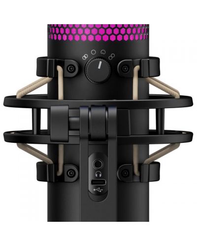 Микрофон HyperX - QuadCast S, RGB, черен - 5