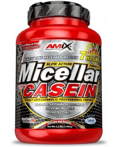 Micellar Casein, ванилия, 1000 g, Amix - 1