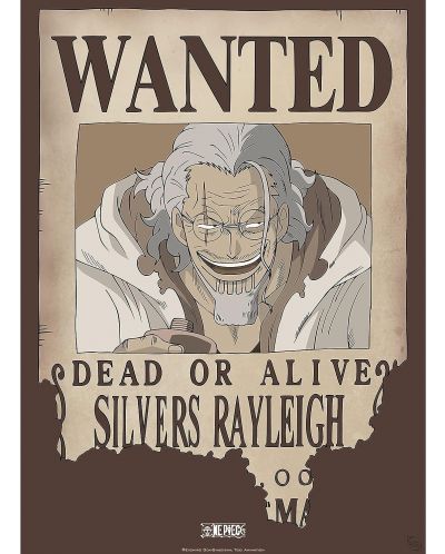 Мини плакат GB eye Animation: One Piece - Rayleigh Wanted Poster - 1