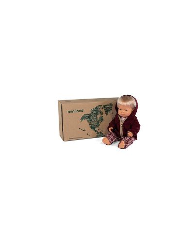 Кукла Miniland - С панталон и жилетка, 38 cm