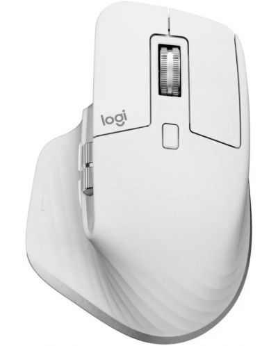 Мишка Logitech - MX Master 3S, оптична, безжична, Pale Grey - 1
