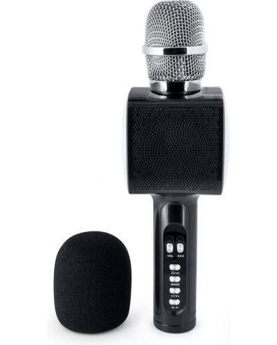 Микрофон Big Ben - с ефекти, безжичен, черен - 2